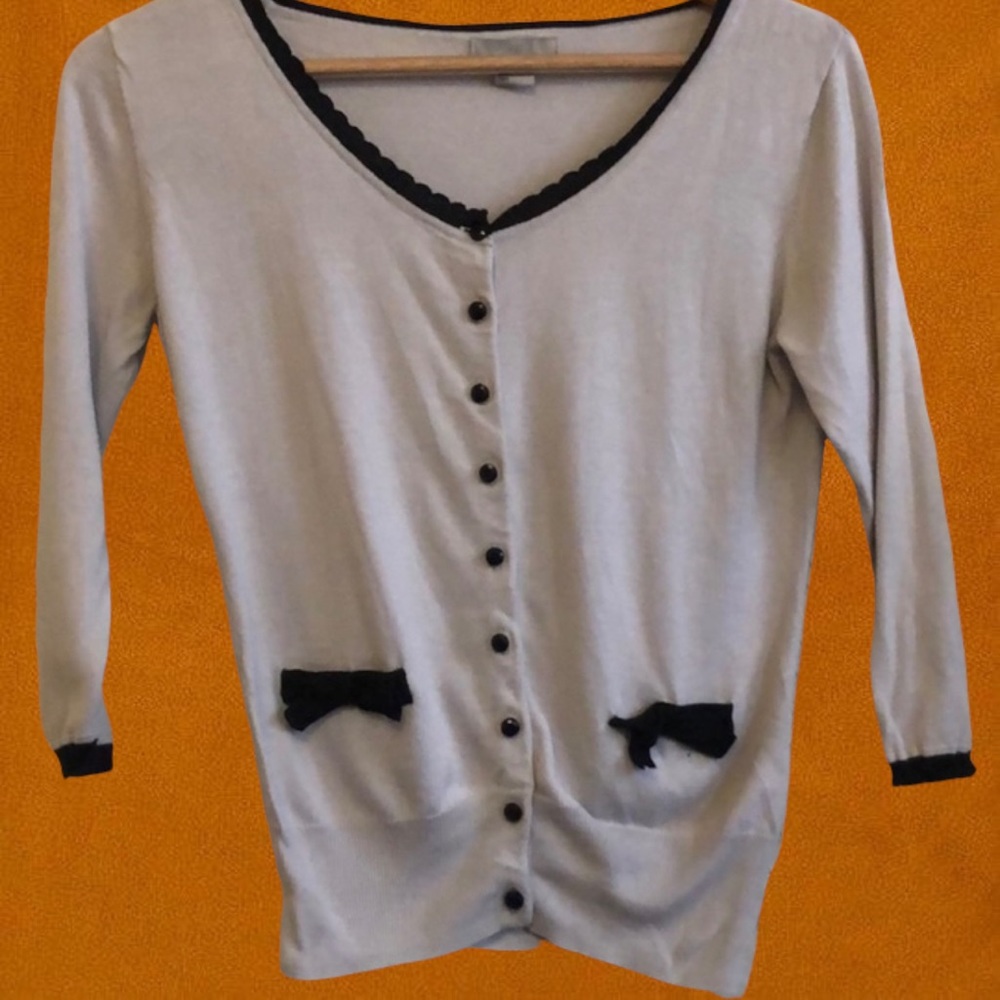 Bow Pocket Cardigan
